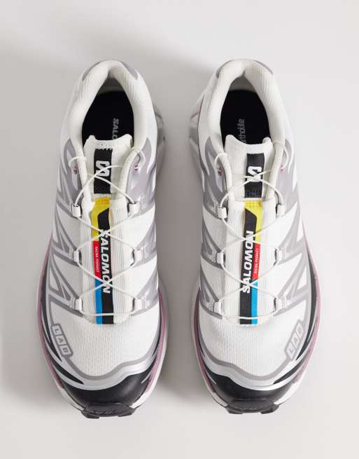 Salomon – XT-6 – Unisex – Vita och dimrosa träningsskor, 3 av 5