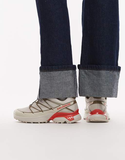 Salomon - Xt-Pathway 2 - Sneakers color giorno piovoso, grigio pietra e ciliegino