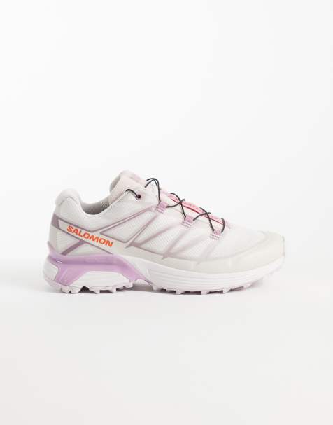 Salomon XT-PATHWAY 2 sneakers in lilac ash and dawn pink - view 1