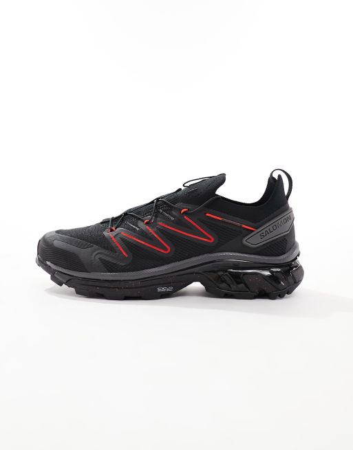 Salomon XT Rush 2 trainers in Black Magnet Fiery Red ASOS