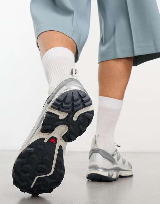 Salomon XT-Rush 2 unisex trainers in lunar rock silver metal and monument, 2 of 4