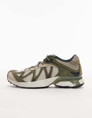  XT-Whisper Embroidery trainers in khaki