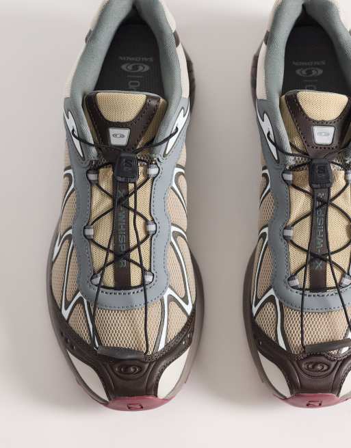 Salomon – XT-Whisper – Ljusbruna och salviagröna träningsskor, 2 av 5