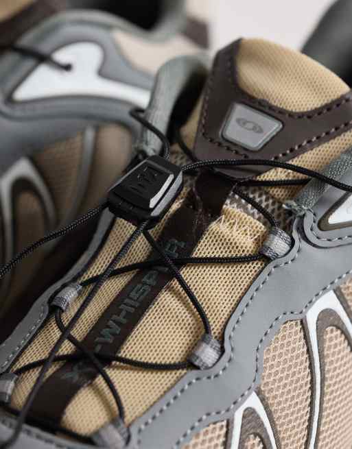 Salomon – XT-Whisper – Ljusbruna och salviagröna träningsskor, 3 av 5
