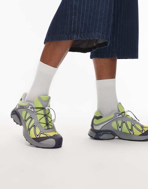 Salomon – XT-Whisper – Sneaker in scharfem Grün und Eisen - view 1