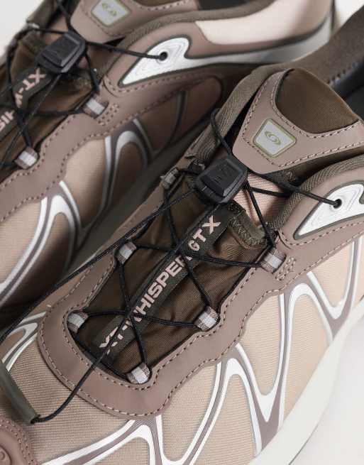 Salomon XT-Whisper sneakers i skugggrå och svart oliv, 3 av 5