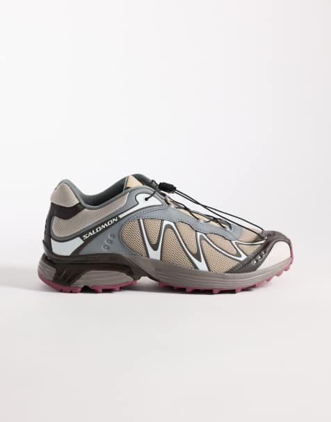 Salomon - XT-Whisper - Sneakers in lichtbruin en saliegroen - view 1