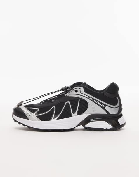 Salomon XT-Whisper trainers in black and silver - view 2