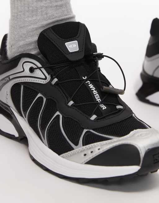 Salomon XT-Whisper trainers in black and silver