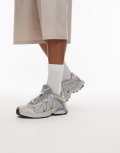 [Salomon] Salomon XT-Whisper trainers in silver and lunar rock 36 2/3 SILVER