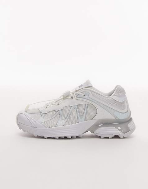 Salomon XT-Whisper trainers in white and silver - view 2
