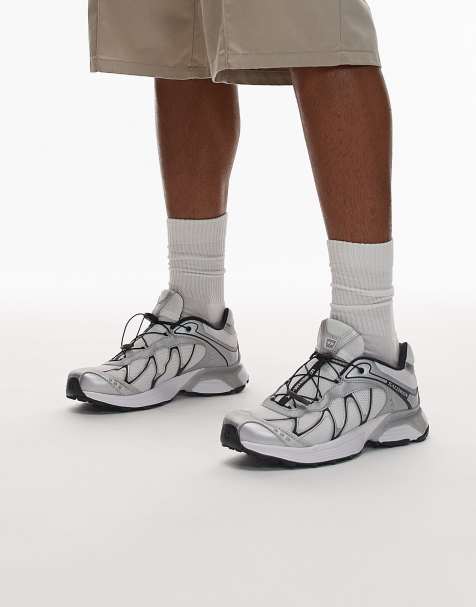 Salomon XT-Whisper trainers in white and silver - view 1