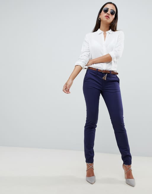 Salsa – Colette – Chinohose mit Gürtel