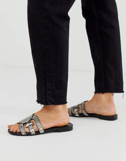 sam edelman snakeskin slides