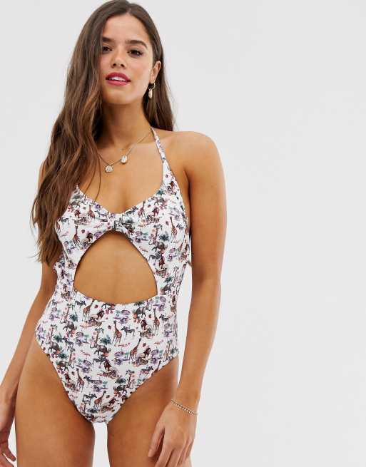 Sam Edelman pool party cut out swimsuit