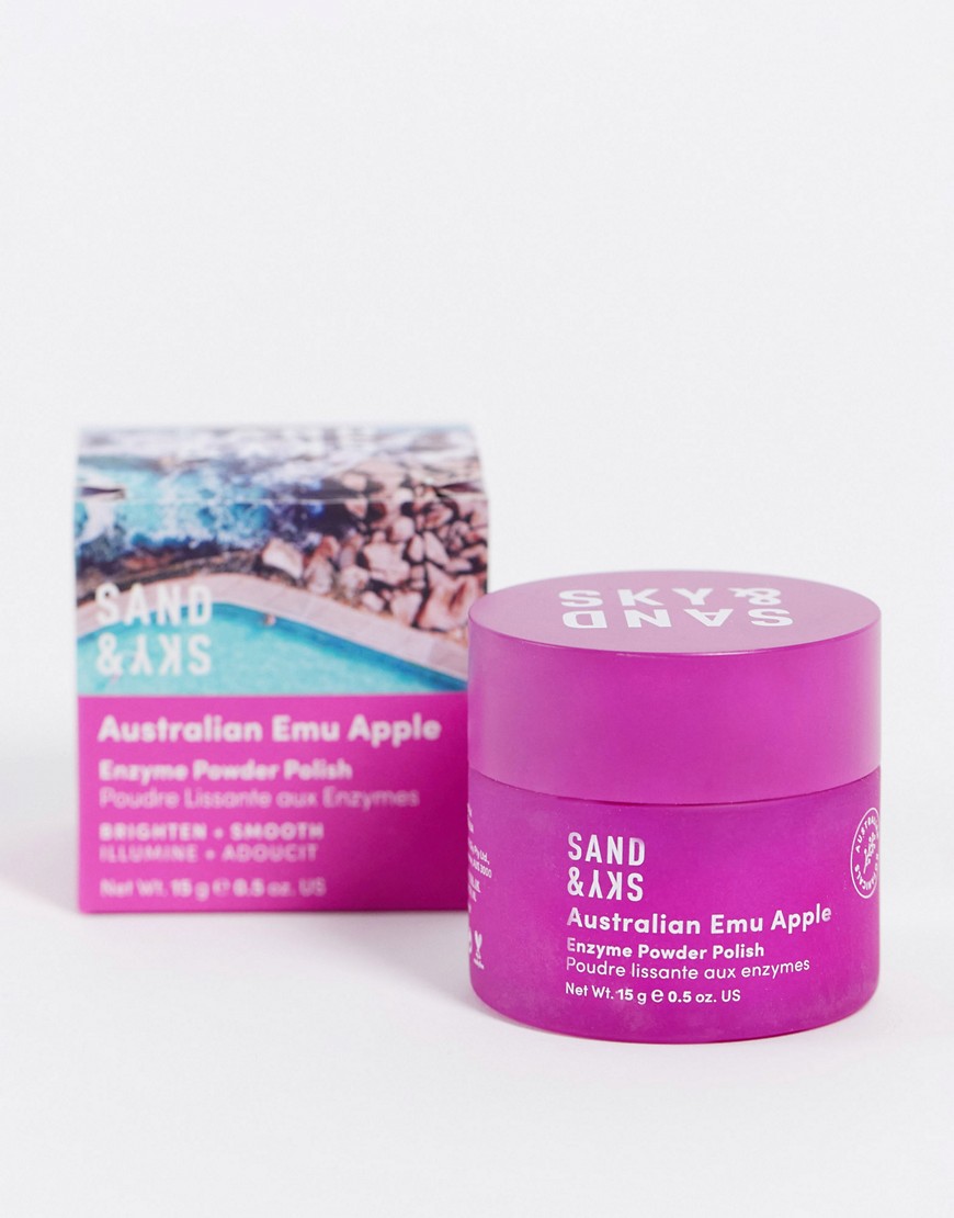 Sand & Sky - Australian Emu Apple Enzyme Polish - Exfoliator 15 g-Geen kleur