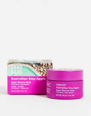 Sand & Sky Australian Emu Apple Super Bounce Face Mask Mini 1 Fl Oz-no Color