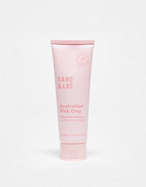 Sand & Sky Australian – Pink Clay Deep Pore Cleanser , Poren-Tiefenreiniger mit rosa Tonerde: 120 ml