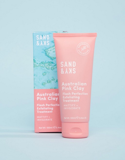 Sand & Sky Australian Pink Clay Flash Perfection Exfoliating Treatment