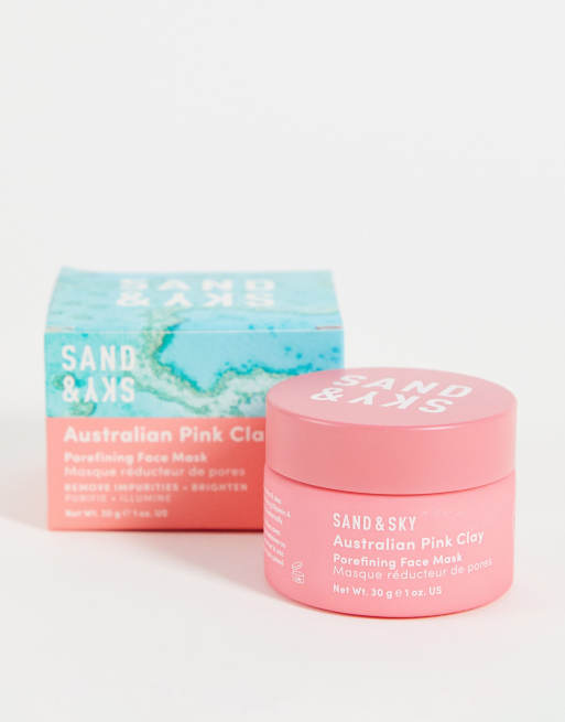Sand & Sky - Australian Pink Clay Porefining Face Mask - Gezichtsmasker 30 g