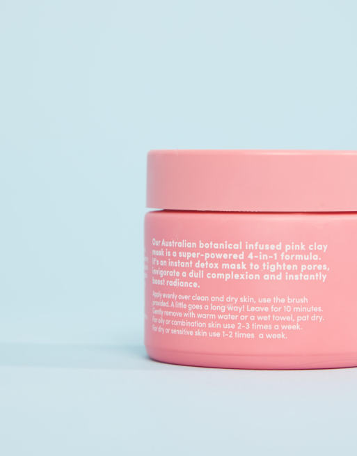 Sand & Sky – Australian Pink Clay Porefining Face Mask – maseczka do twarzy: 60g, 3 z 4