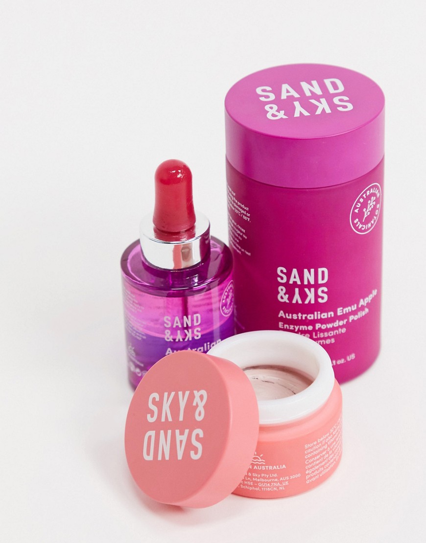 Sand & Sky – Purify and Glow – Gåvoset (värt £114.70)-Ingen färg