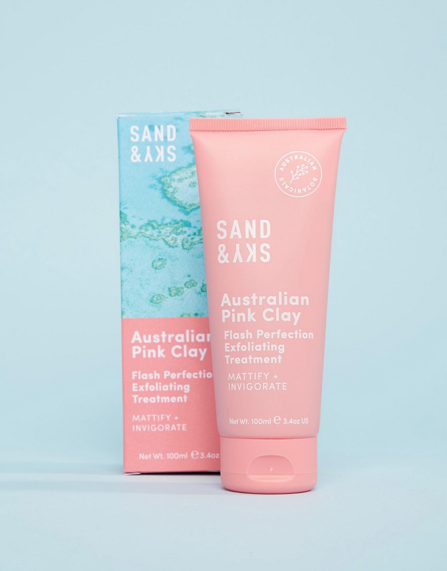 Sand & Sky - Trattamento esfoliante e perfezionante all'argilla rosa australiana-Nessun colore
