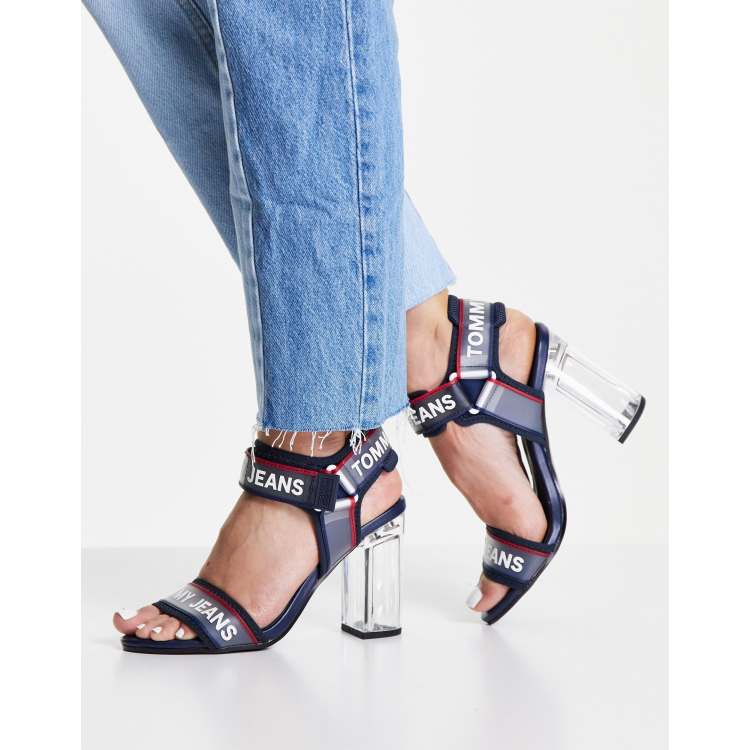 Sandalias tacon tommy hilfiger cheap