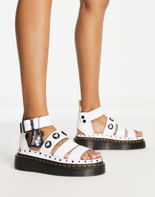 Sandalias blancas Clarissa II Quad de Dr Martens x Betty Boop, 2 de 4