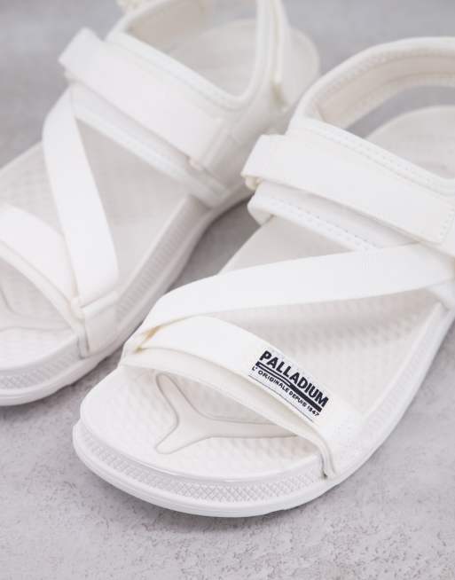 Sandalias blancas con tiras y suela EVA de Palladium, 2 de 4