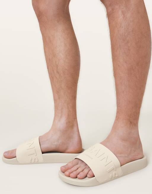 Sandalias blancas de goma Biggy de AllSaints, 4 de 4