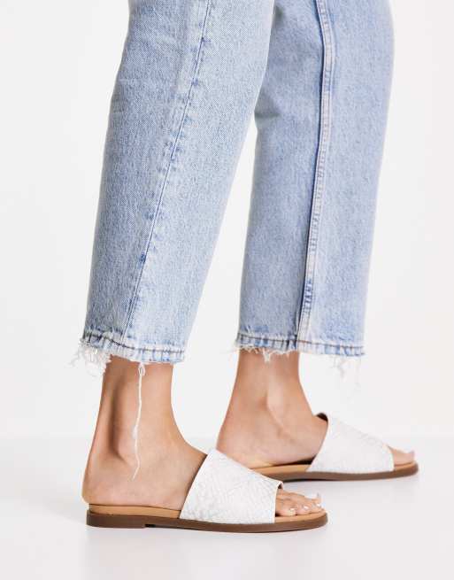 Sandalias blancas efecto serpiente Karolyn de Steve Madden, 3 de 4