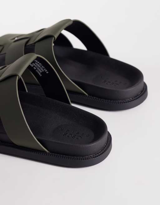 Sandalias caqui clásicas con diseño de tiras de ASOS DESIGN, 4 de 4