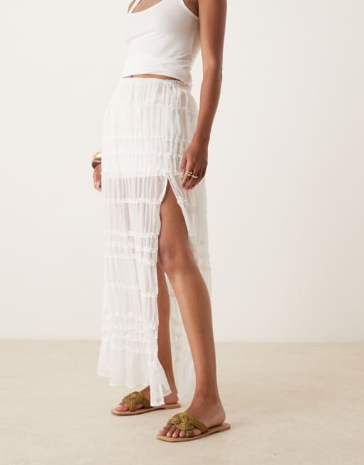 Sandalias caquis con diseño entretejido Flora de ASOS DESIGN, 2 de 4
