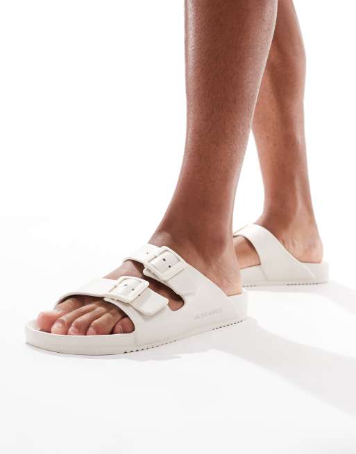Sandalias color crema con correas de Jack & Jones