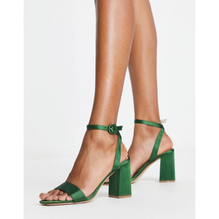 Sandalias color new arrivals verde esmeralda