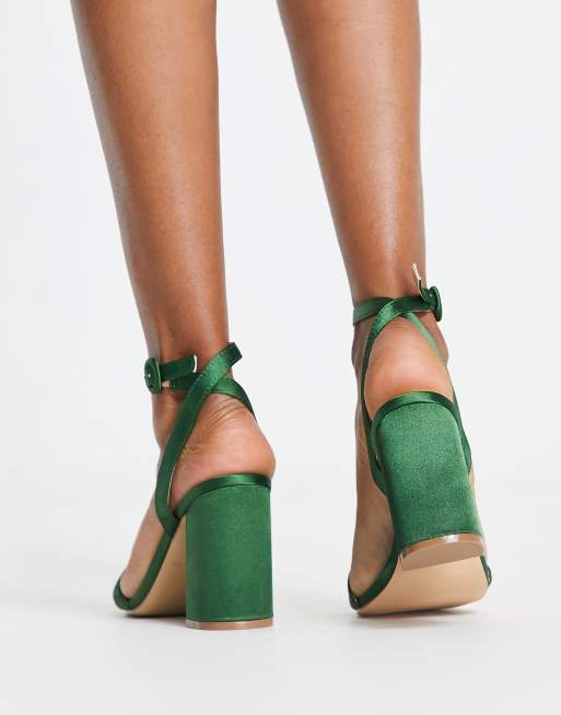 Sandalias color verde discount esmeralda