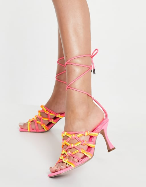 Sandalias color neon sale