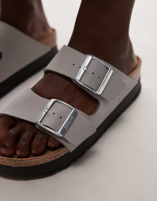 Sandalias color piedra con plataforma Papillio Arizona Flex de