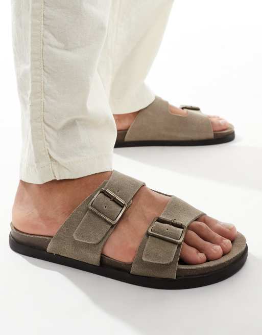 Sandalias color topo con plantilla moldeada de ante Santiago de schuh, 4 de 4