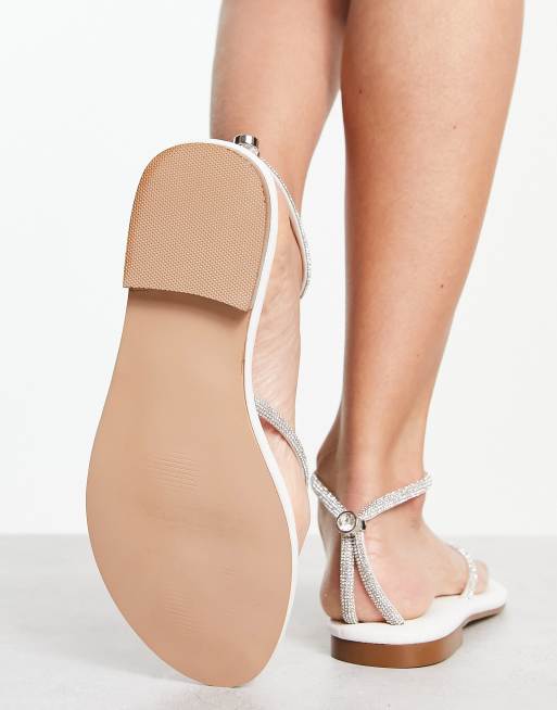 Sandalias planas de discount novia