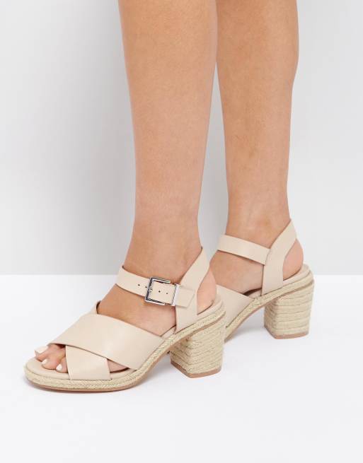 Sandalias de tacón tipo alpargata TAP DANCER de ASOS