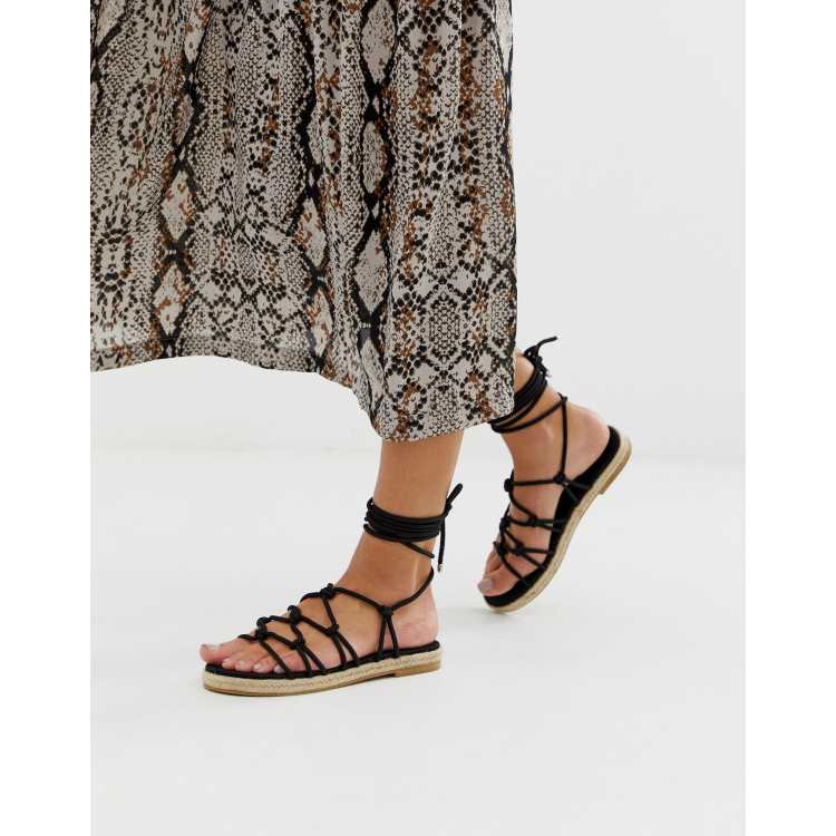 estilos alpargatas con nudo Jester ASOS DESIGN |