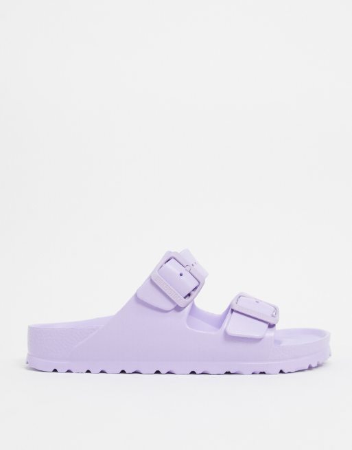 Sandalias lilas planas de EVA Arizona de Birkenstock, 4 de 4