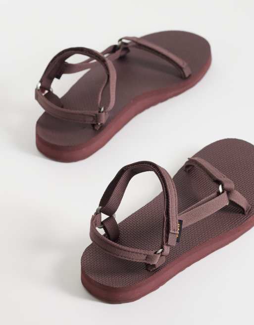 Sandalias marrones estrechas Original Universal de Teva, 4 de 4