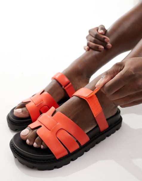 Sandalias naranjas Adelle de SIMMI London - view 1