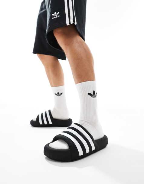 Sandalias negras Adilette 24 de adidas Originals - view 1