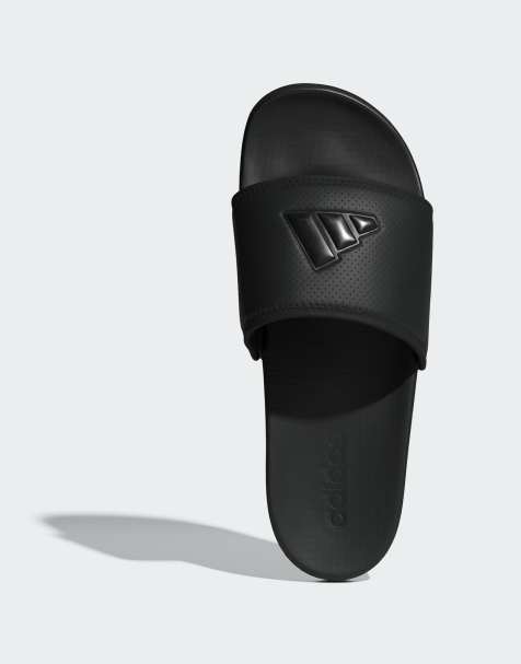 Sandalias negras Adilette Comfort de adidas Performance - view 1