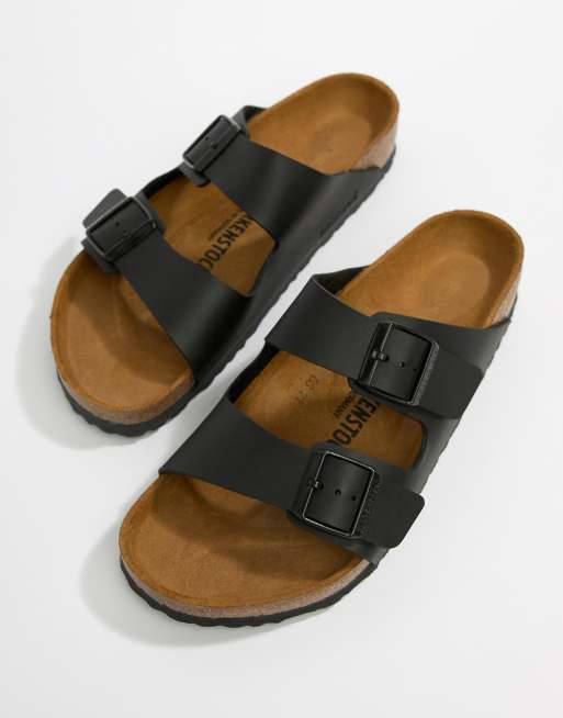 Valiente fórmula cartel Sandalias negras Arizona Birko-Flor de Birkenstock | ASOS