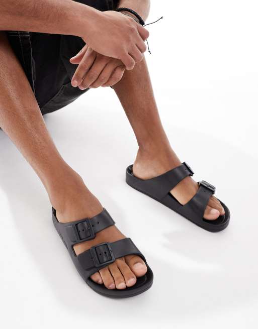 Sandalias negras con correas de Jack & Jones, 3 de 4